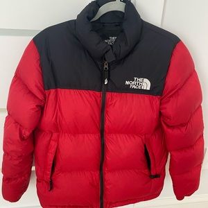 North face winter jacket . Warm, cozy, stylish 18/20 youth size XL ,
